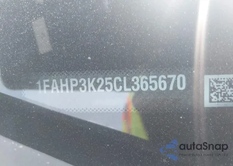 2012 Ford Focus Se из США, поврежденный, VIN 1FAHP3K25CL365670